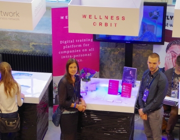 Wellness Orbit box @ Startup & Tech conference Latitude 59, Tallinn 06/2016. Photo: Kaur Lass