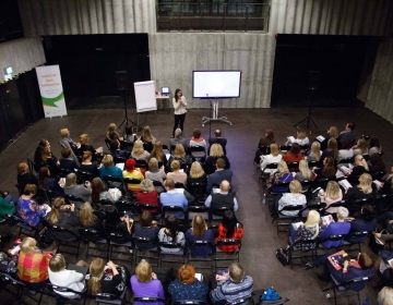 Dr. Helena Lass Workshop needed extra chairs @ HRM Conference, Tallinn 04/2017. Photo: PARE